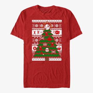 Queens Star Wars: Classic - Galactic Tree Unisex T-Shirt Red