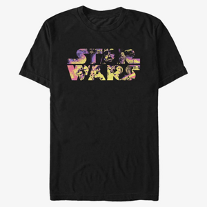 Queens Star Wars: Classic - Logo Poster Colors Unisex T-Shirt Black