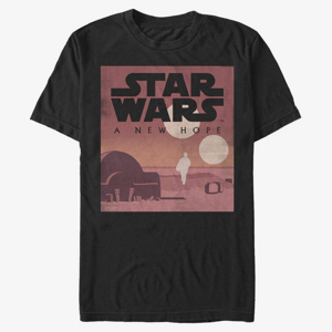 Queens Star Wars: Classic - New Hope Minimalist Men's T-Shirt Black