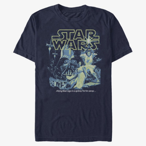 Queens Star Wars: Classic - Poster Neon Pop Unisex T-Shirt Navy Blue