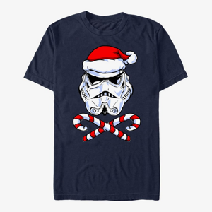 Queens Star Wars: Classic - Santa Trooper Unisex T-Shirt Navy Blue