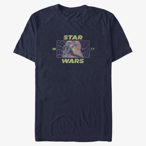 Queens Star Wars: Classic - Vader Thermal Alt Unisex T-Shirt Navy Blue