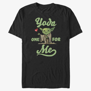 Queens Star Wars: Classic - Yoda For Men's T-Shirt Black