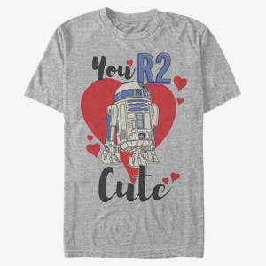 Queens Star Wars: Classic - YOU R2 CUTE Men's T-Shirt Heather Grey