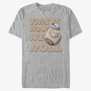 Queens Star Wars: Episode 7 - This Is How We Roll Sideways Men's T-Shirt Heather Grey