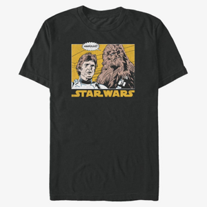 Queens Star Wars - Han and Chew Men's T-Shirt Black