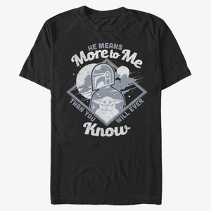 Queens Star Wars: Mandalorian - More To Me Men's T-Shirt Black