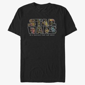 Queens Star Wars - Pop Logo Fill Unisex T-Shirt Black