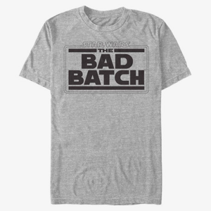 Queens Star Wars: The Bad Batch - Bad Logo Unisex T-Shirt Heather Grey