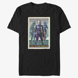 Queens Star Wars: The Mandalorian - Bo-Katan & Co Card Men's T-Shirt Black