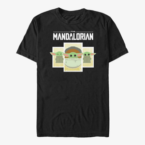 Queens Star Wars: The Mandalorian - Child Boxes Unisex T-Shirt Black