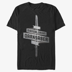 Queens Star Wars: The Mandalorian - Darksaber Unisex T-Shirt Black