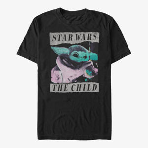 Queens Star Wars: The Mandalorian - Grungy Photo Unisex T-Shirt Black