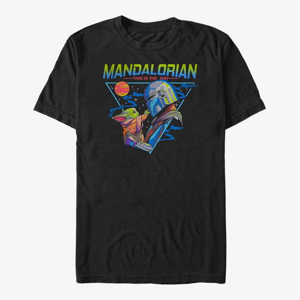 Queens Star Wars: The Mandalorian - Mandalorian Triangle Unisex T-Shirt Black