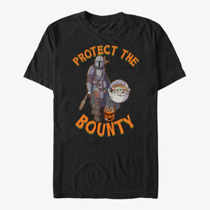 Queens Star Wars: The Mandalorian - PROTECT THE BOUNTY Unisex T-Shirt Black