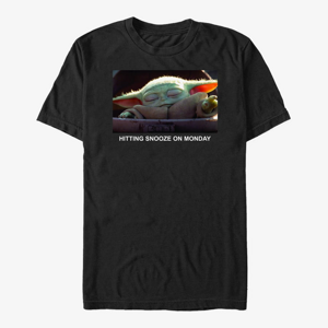 Queens Star Wars: The Mandalorian - Sleep Meme Unisex T-Shirt Black