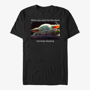 Queens Star Wars: The Mandalorian - Sleep Meme Unisex T-Shirt Black