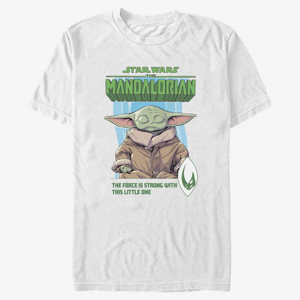 Queens Star Wars: The Mandalorian - Strong Force Unisex T-Shirt White