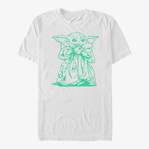 Queens Star Wars: The Mandalorian - THE CHILD SKETCH Unisex T-Shirt White