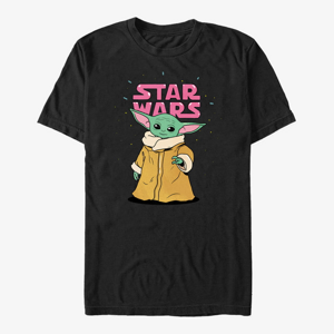 Queens Star Wars: The Mandalorian - The Child Stance Logo Unisex T-Shirt Black