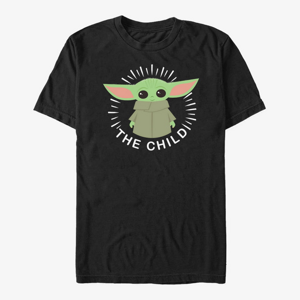 Queens Star Wars: The Mandalorian - The Child Unisex T-Shirt Black