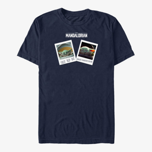 Queens Star Wars: The Mandalorian - Travel Pics Unisex T-Shirt Navy Blue