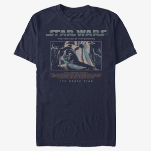 Queens Star Wars - Vader Lightning Men's T-Shirt Navy Blue