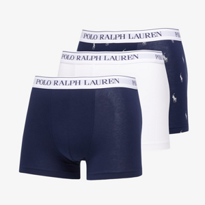 Ralph Lauren Stretch Cotton Classic Trunk 3-Pack Navy/ White
