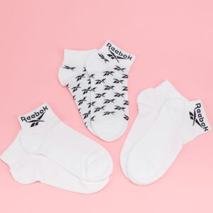 Ponožky Reebok CL FO Ankle Sock 3Pack biele / čierne