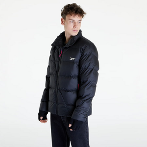 Pánska zimná bunda Reebok Outerwear Urban Synthetic Down Bomber Jacket Black/ Black