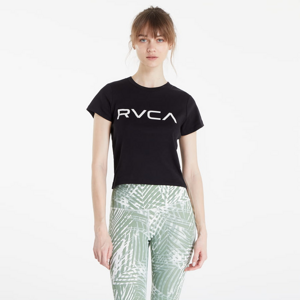 Dámske tričko RVCA Rib Tee black / red