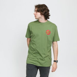 Tričko s krátkym rukávom Santa Cruz Classic Dot Chest Tee zelené