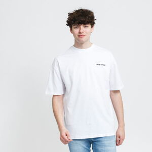 Tričko s krátkym rukávom 9N1M SENSE. Logo T-shirt biele