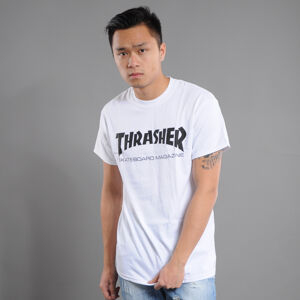 Tričko s krátkym rukávom Thrasher Skate Mag biele