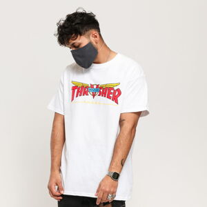 Tričko s krátkym rukávom Thrasher Venture Collab Tee biele