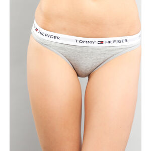 Nohavičky Tommy Hilfiger Cotton Bikini - Slip Iconic C/O melange šedé