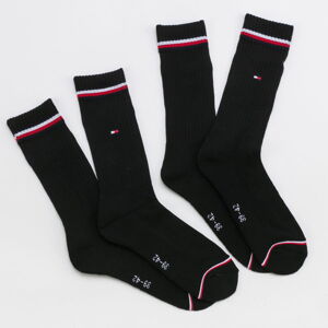 Ponožky Tommy Hilfiger M 2Pack Iconic Sock čierne
