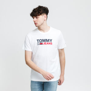 Tričko s krátkym rukávom TOMMY JEANS M Corp Logo Tee biele