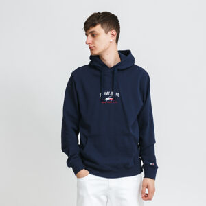 Mikina TOMMY JEANS M Timeless Tommy Hoodie nava
