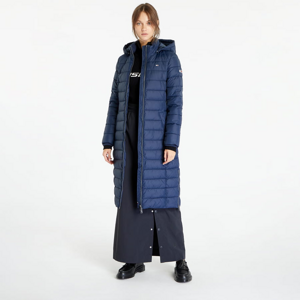 Dámska zimná bunda TOMMY JEANS Tjw Basic Hooded Coat Blue