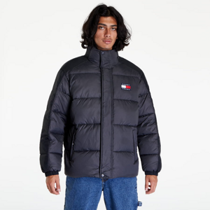 Pánska zimná bunda TOMMY JEANS Tonal Panel Puffer Jacket black/ relaxed