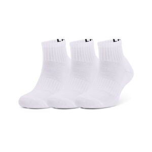 Ponožky Under Armour Quarter Core Socks 3-Pack White