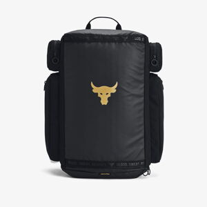 Cestovná taška Under Armour Project Rock Duffle Backpack Black/ Black/ Metallic Gold