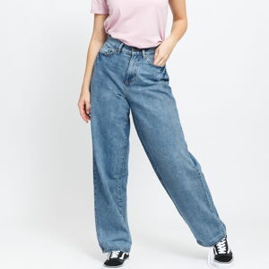 Dámske jeans Urban Classics Ladies High Waist 90'SWide Leg Denim Pants tinted light blue washed