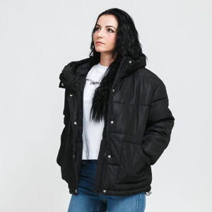 Dámska zimná bunda Urban Classics Ladies Oversized Hooded Puffer čierna