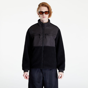 Jesenná bunda Urban Classics Patched Sherpa Jacket black/ relaxed