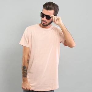 Tričko s krátkym rukávom Urban Classics Shaped Long Tee Pink