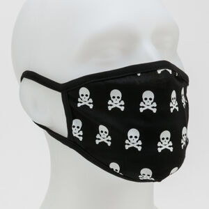 Urban Classics Skull Face Mask 2-Pack čierna