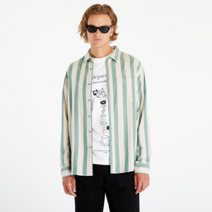 Urban Classics Striped Shirt Greenlancer/ Softseagrass