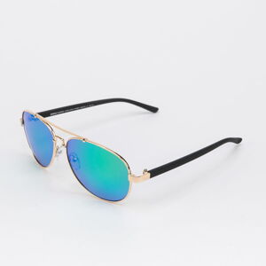 Slnečné okuliare Urban Classics Sunglasses Mumbo Mirror UC zlaté / zelené